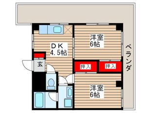 ＣＨＥＲＲＹ　ＰＡＲＡＣＥの物件間取画像